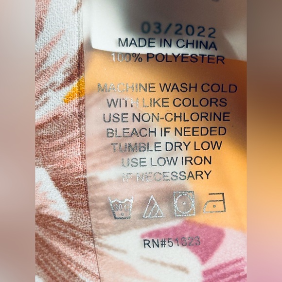 VINCE CAMUTO SLIP MAXI DRESS SMALL SLEEVELESS FLORAL ORANGE PINK LONG STRAPPY - Picture 11 of 11